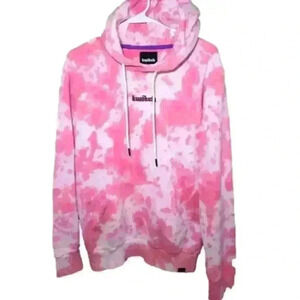 Twitch woman's sz small embroidered pink camo hoodie